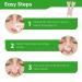 100PCS Nasal Strips for Snoring - Extra Strength Anti Snoring Solution for Improved Airflow and Comfortable Fit - Men Women Nose Strips for Easy Breathing - Buy Online on GoSupps.com