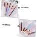 VINTORKY 2pcs Nose Brush Nose Shadow Brush Beauty Accessories Eye Blender Brush Pink Artificial Fiber Wool - Buy Online on GoSupps.com