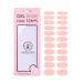 Gel Nail Strips (Peachy Pink) 22 Nail Wraps Long Lasting Self-Curing Gel Nail Stickers Easy Application Includes 2 Prep Pads Nail File and Cuticle Stick Tool for Nails