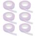 6 Rolls Eyelashes Tape Adhesive Fabric Tape for Eyelashes Extension Fabric Supply Breathable Tape Under Eye Individual Eye Lashes Tools(Purple)