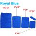 4pcs Crochet Tube Top & Tutu Dress Set for Baby Girls | Royal Blue Infant Skirt Pettiskirt | 8x10 inches (20x25cm) - Buy Online on GoSupps.com