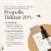 Organic Propolis Drops 20% - High Dose Pure Propolis Extract - Organic Quality No Additives - 30ml from Beekeeper - Buy Online on GoSupps.com