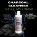 Charcoal Cleanser - Daily Face Wash Sulphate-Free Provides Deep Detoxifying Cleanse Made In Canada 210ml - Buy Online on GoSupps.com