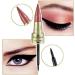 6PCS/SET 2 In 1 Double Eyeliner Eyeshadow Combination Waterproof Black Eye Liner Pen Quick Dry Colorful Eyeshadow High Pigmented Eye Powder Cosmetic Set eyeliner waterproof - Buy Online on GoSupps.com