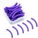 Eyelash Curler Pads Eyelash Curler Refills Pads Silicone Curler Replacement Pads for Universal Eyelash Curler 24 Piece(Purple) 24 pcs Purple