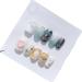 Handmade Wear Nail Piece Short Nail Sticker Detachable Finished Product Manicure False Nails(XS)