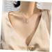 CALLARON Bamboo Necklace A Necklace Trendy Necklaces for Women Woman Necklace Clavicle Chain Opal - Buy Online on GoSupps.com