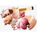 Uleade Dual Ended Makeup Brushes - Blush, Powder, Liquid Foundation Blending Tool in Gold - Buy Online on GoSupps.com