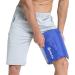 WORLD-BIO Large Flexible Hip Ice Pack 2 Pack - Hot & Cold Therapy for Injuries, Shoulder, Back, Knee, Leg - Soothing Pain from Bruises & Sprains, Muscle Aches - 11 x 14 Blue 2 Count - Buy Online on GoSupps.com