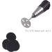 150pcs Sandpaper Discs and Metal Drill Bit Set - 80, 150, 240 Grits | 25mm Pedicure Sanding Disc Bit for Electric Foot File - Buy Online on GoSupps.com