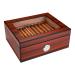 Cigar Boxs Humidors Cigar Humidor Fine Humidors Clear Glass Top with Hygrometer Cigar Desktop Box Cecigar Box Men's Cigars Case