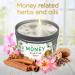 MAGNIFICENT 101 Money Aromatherapy Candle - Sage Cinnamon Scented Soy Wax Tin for Cash Flow Boost and Chakra Healing - Buy Online on GoSupps.com