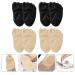 Uonlytech 4 Pairs Gel High Heel Insoles - Orthopedic Forefoot Pads with Arch Support for Ultimate Comfort - Buy Online on GoSupps.com