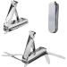 5in1 Multi Tool Nail Clippers Ultra Slim Foldable Multifunctional Pocket Nail Cutter With Nail File Nose Hair Scissors Screwdriver Key Chain Portable Mini Multi Nail Clippers for Travel Hiking Camping - Buy Online on GoSupps.com