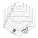 Wrights EZ International 882670181A Hexagon Clear Rotary Cutting Shapes - Buy Online on GoSupps.com