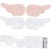 Beavorty 6 Pairs angel wings hairpin Cartoon Hair Clips angel wing hair clip Wings Hair Clamps wing barrette kawaii girl hair clips Female Headdress child Plush cosmetic white non-slip - Buy Online on GoSupps.com
