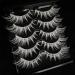 White Lashes Fairy Eyelashes Cat Eye Wispy Spiky False Eyelashes Cosplay Manga Lashes Halloween Easter Lashes Natural Anime White Fake Lashes Fox Eye Long Volume Fake Eyelashes (MQ15-5 Pairs) MQ15 | 15MM | 5 Pairs