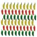 ABOOFAN 60pcs Artificial Chili Faux Chili Mini Bubble Pepper Accessories Vegetable Pickled Peppers