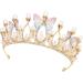 Handmade Crystal Princess Tiara Headband - Fineder Butterfly Crown for Girls - Wedding, Prom, Birthday - Buy Online on GoSupps.com