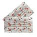 10pcs Disposable Face Shield for Adult 3 Layers Breathable and Comfortable Face Cover with Elastic Ear Loop J One Size