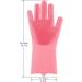 Dishwashing Gloves Silicone Dishwasher Sponge Rubber Scrub Gloves Washing Bowls Gloves Tools (Color : 1) - Buy Online on GoSupps.com