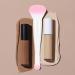 Dual Ended Brush Makeup - Soft Bristled Blush Brush For Face With Double Head | Beauty Tools Brush For Women Girls For Powder Liquid Concealer Cream Blush Concealer Foundation White Handle White Tube - Buy Online on GoSupps.com