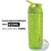 BlenderBottle Signature Sleek Tritan 820ml - BPA Free Protein Shaker & Water Bottle - Green Zen Gala - Perfect for Fitness Shakes - Buy Online on GoSupps.com