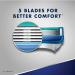 Gillette5 Men's Razor Blade Refills- 12 Count with Lubrastrip for Comfortable Shave - Buy Online on GoSupps.com
