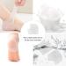 Buy 2 Pairs Silicone Heel Protector | Adjustable Gel Socks for Comfort & Support | Transparent Breathable Design - Global Shipping Available - Buy Online on GoSupps.com