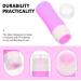 HEMOTON Travel Bottle 60ml Travel Size Container Refillable Squeezable Travel Accessories for Toiletries Green Purple 11.4X3.6CM - Buy Online on GoSupps.com
