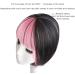 Bangs Hair Clip 3D French Bangs Wig with Natural and Seamless Forehead Invisible Pink Highlights Top Hair patch Air Bangs Bangs Clip in Hair(Color:1B/30HL) - Buy Online on GoSupps.com