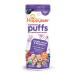 Happy Baby Organics Superfood Puffs, Purple Carrot & Blueberry, 2.1 Ounce (Pack of 6) packaging may vary
