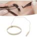 Tweezer Protector Wrist Strap Elastic Replaceable String Soft Silicone Static Free Lash Extension Tweezers Holder Bracelet for Salon (Beige) - Buy Online on GoSupps.com