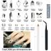 White Rhinestones Nail Gems Set with Picker and Tweezers - Glass Crystals, Shiny Multi Shape Flatback Face Gems - Nail Art Tools - Buy Online on GoSupps.com