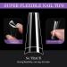 Venares 500 Clear Coffin Nail Tips for Gel Nails - 10 Sizes with Glue & Box | Tips for Perfect Gel Manicure - Buy Online on GoSupps.com