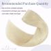 Thick Clip-In Hair Extensions - 100% Remy Real Hair 60cm 105g Platinum Blonde (#60) - Soft & Natural - Buy Online on GoSupps.com