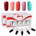 Vishine Soak Off UV LED Gel Nail Polish Multicolor Varnish Gift Set Of 5pcs X 10ml for Nail Art TX013