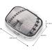 Gray Ferris Wheel Printed Square Pill Box | Portable Medicine Organizer for Travel - Buy Online on GoSupps.com