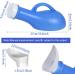 1000ml Urine Bottles for Men & Women | Unisex Pee Bottle Holder with Lid | Portable Urine Collection Container for Home & Travel - Buy Online on GoSupps.com