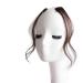 Bangs 2 PCS Set Long Side Air Bangs Wavy Curly Clip in Bangs Hair Pieces for Women Front Side Bangs for Daily Use for Women Curved Bangs for Daily Wear (Color : #22)
