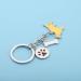 Ensianth Dog Keychain - Perfect Gift for Dog Lovers | Puppy Paw Print Keyring for Dog Owners & Golden Retriever Moms and Dads - Buy Online on GoSupps.com