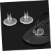 LIFKOME 5 Pairs Clear Denture Teeth Pumps - Antislip Shoe Pads Insoles & Toe Cushions for Heels Sandals & Slippers - Buy Online on GoSupps.com