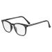 Eyekepper Reading Glasses Square Plastic Frame Metal Temple Reader (Black) +2.25