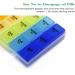 Pill Organizer Box with Snap Lids - 7-Day AM/PM Pill Box 6018 | International Shipping Available - Buy Online on GoSupps.com