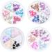 Nail Art Decorations 3D Colorful DIY Resin Jewelry Nail Art Rhinestones Decoration Nail Ornaments Diy Manicure Accessories 30PCS Style1 nail art decorations - Buy Online on GoSupps.com