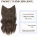Fine Plus Halo Hair Extension Long Wavy Invisible Wire Hair Extensions with Transparent Adjustable Size 2 Clips Secret Hair Pieces for Women Daily Use-Natural Brown 20 Inch Natural Brown - Buy Online on GoSupps.com