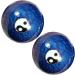 Clispeed Baoding Balls - Chinese Massage Balls for Hand Exercise | MX2PCS Blue - Enhance Fitness & Health - Buy Online on GoSupps.com