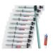 Tuciyke Disposable Toothbrush with Toothpaste Set Pack of 50 Straw Green Individually Wrapped Manual Travel Toothbrush Kit in Bulk Toiletries for Adults Kids Hotel Homeless Nursing Home Charity E 50pack Green