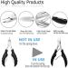 7 PCS Thick Ingrown Toenail Clipper Kit with Nail Clippers Toenail Lifter Cuticle Cutter Nail File Toenail Corrector PU Leather Case for Ingrown Thick Hard Toe Nail Fingernail Black - Buy Online on GoSupps.com