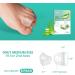 Welnove Toe Spreader & Spacers for Overlapping Toes - Aloe Vera Gel Toe Correction for Hammer Toes - Pain Relief for Men & Women (Medium 8 Pieces) - Transparent - Buy Online on GoSupps.com